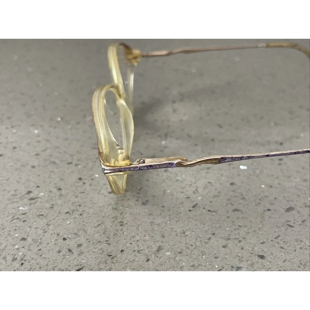 Bella Italia eyeglass frames ONLY 216 SKY 52-17-135 Full rim oval vintage